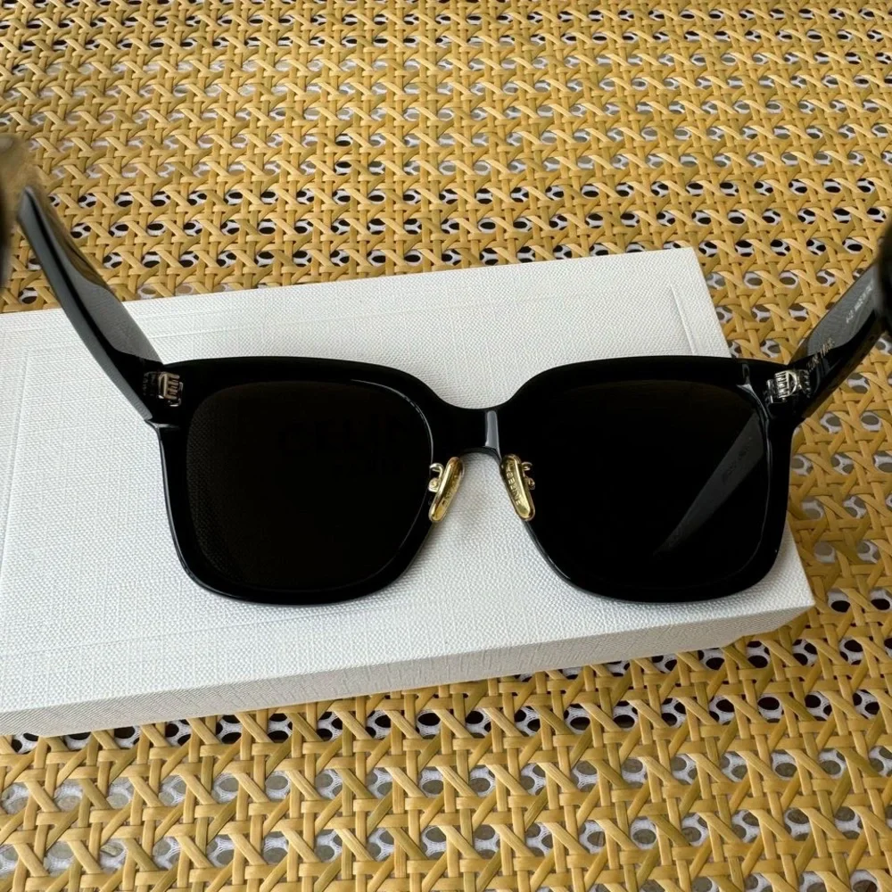 Triomphe Black Oversized Sunglasses - Picture 2 of 4